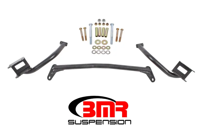 Bmr Tubular Upper Torque Box Reinforcement Plates For 1979–2004 Fox-Body Mustangs – Black Hammer Tone Coating 1