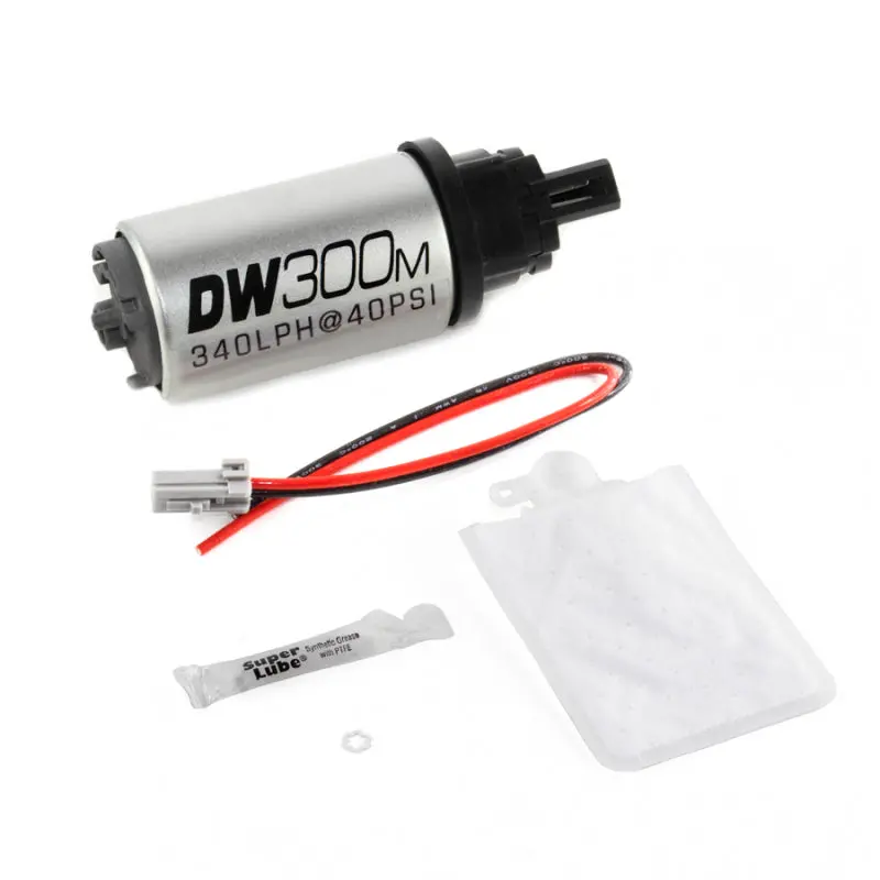 Deatschwerks Dw300M Series 340 Lph In-Tank Fuel Pump With Install Kit For 1999–2004 Ford Mustang V6/V8 1