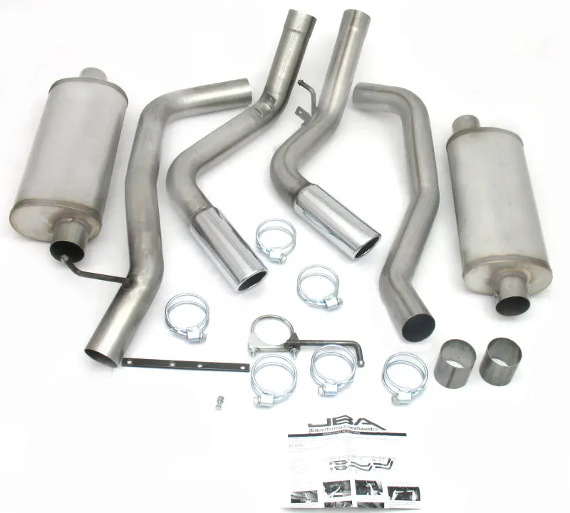 Jba Cat-Back Exhaust System – Dual Exit, Stainless Steel, For 2001–2006 Chevrolet Silverado 2500/3500 Hd (6.0L/8.1L) 1
