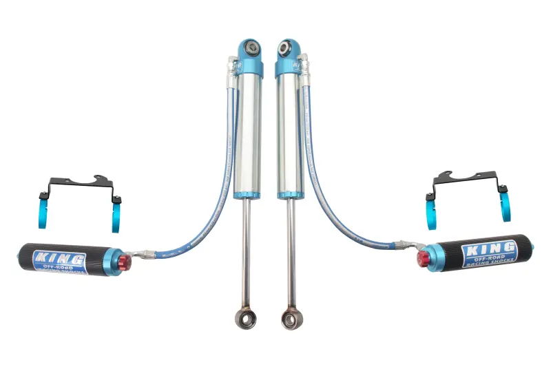 King 2.5" Remote-Reservoir Rear Shocks For 1997+ Nissan Patrol Y61 – 0–2" Lift, Adjustable Mounts 1