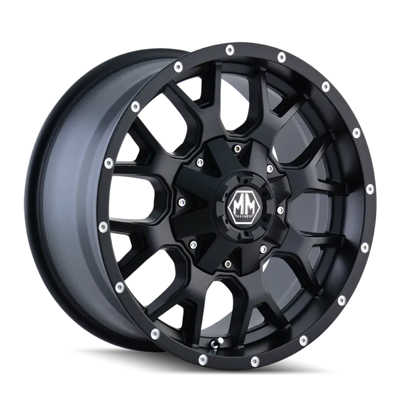 Mayhem Warrior Matte Black Wheel – 18X9, 6X120 Bolt Pattern, 18Mm Offset, 78.1Mm Hub Bore 1